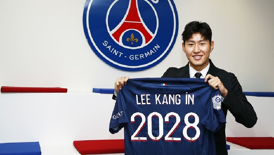 Lee Kang In là cầu thủ Á Đông đầu tiên khoác áo PSG